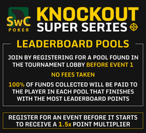 Knockout Super Series Leaderboard Pools
