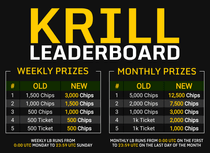 Krill Leaderboard New Increased Prize Payouts
