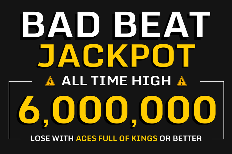 Bad Beat Jackpot Bitcoin Poker Crypto Poker Tournaments