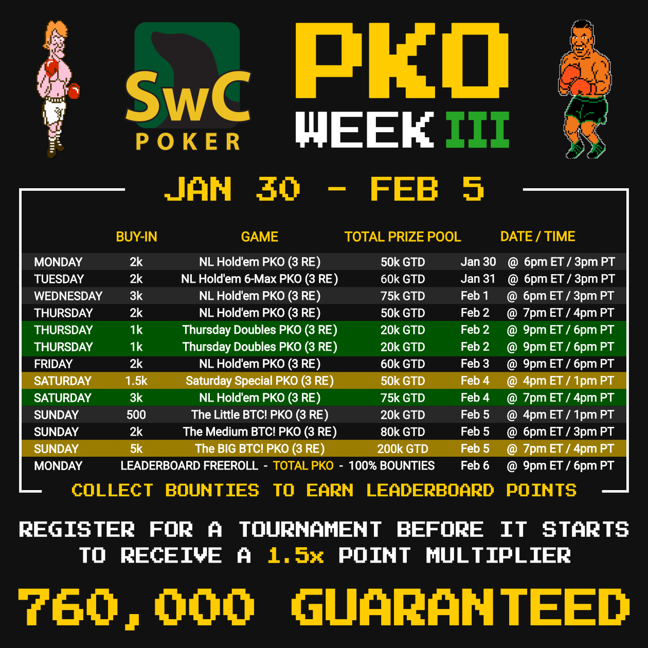 Swc poker deals